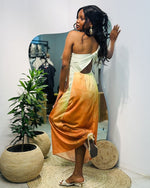 Load image into Gallery viewer, Asymetric Satin Dress