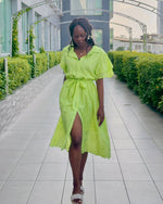 Load image into Gallery viewer, Embroidery Midi Dress