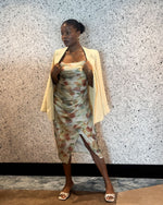 Load image into Gallery viewer, Tie-Dye Midi Satin Dress