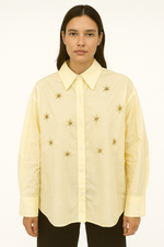 Load image into Gallery viewer, Long Sleeve Shirt with Rhinestones