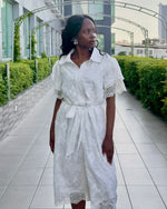 Load image into Gallery viewer, Embroidery Midi Dress