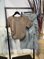 Load image into Gallery viewer, Gathered T-shirt