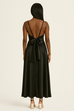 Load image into Gallery viewer, Satin Midi Dress