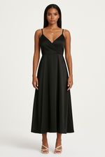 Load image into Gallery viewer, Satin Midi Dress