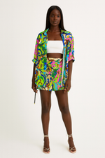 Load image into Gallery viewer, Floral Set of Shirt & Short