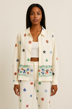 Load image into Gallery viewer, Floral Set of Shirt & Trouser