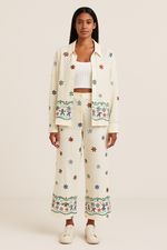 Load image into Gallery viewer, Floral Set of Shirt & Trouser
