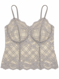 Floral Lace Corset Bra