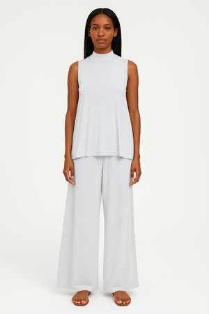 Loose Fit Linen Set of Top & Trouser