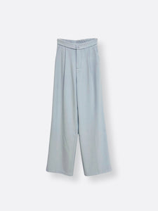 High Waist Trousers with Pleats