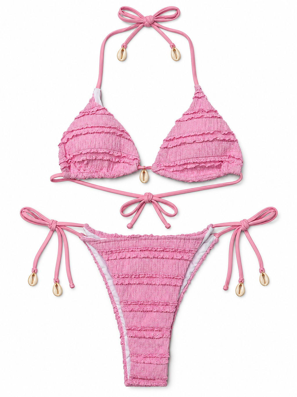 Ruffle & Shell Bikini
