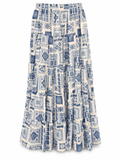 Patchwork Flowy Skirt
