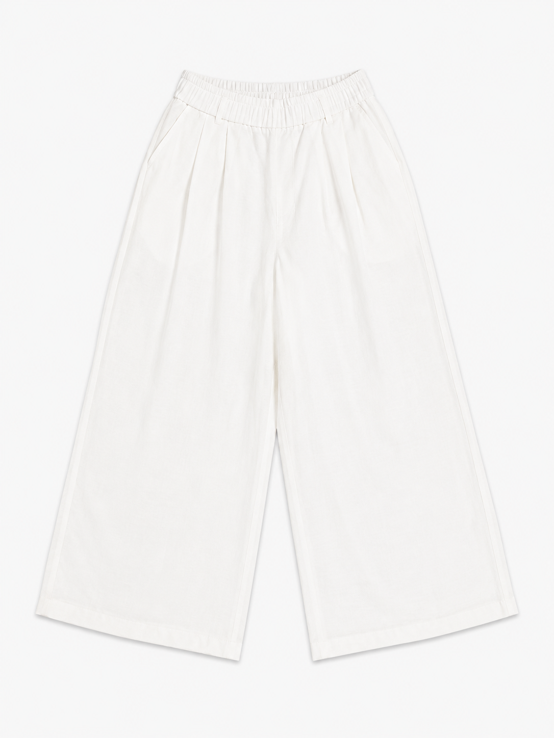 Relaxed Linen Blend Trousers