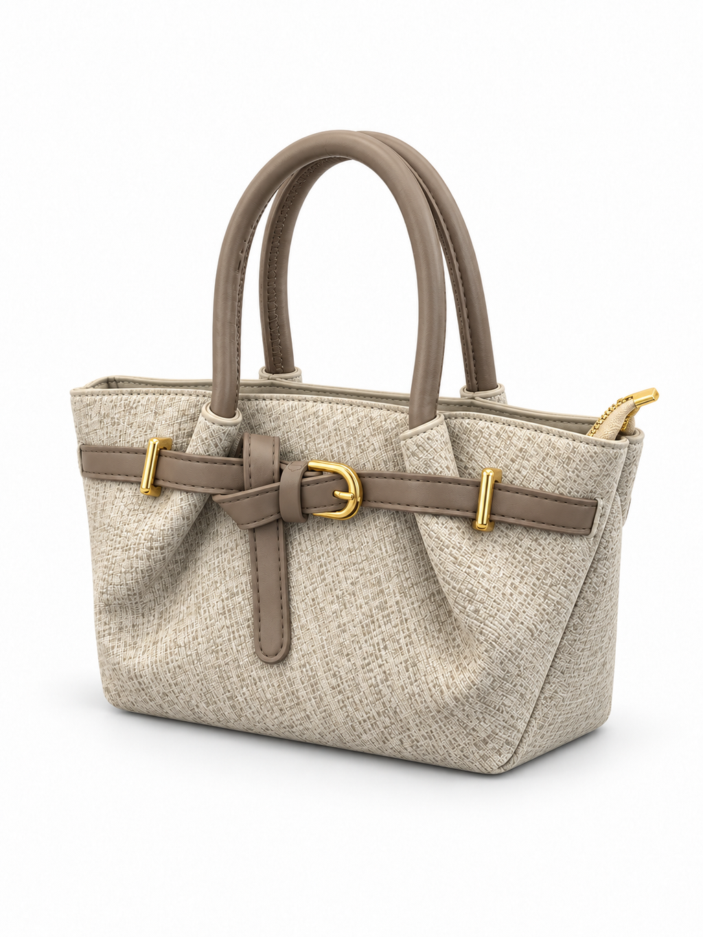 Belt Detail Mini Tote Bag