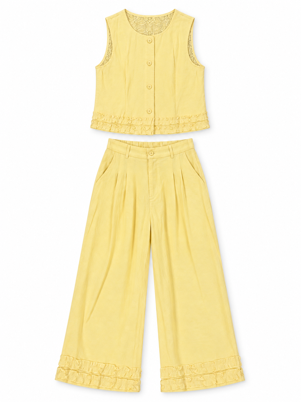 Lace & Ruffle Co-Ord Set