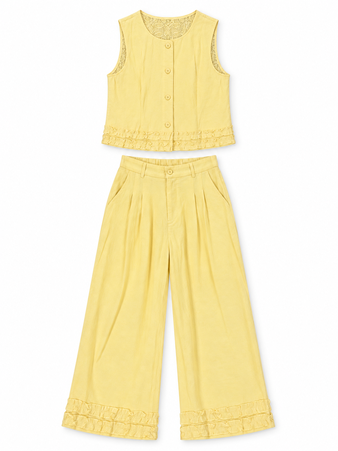 Lace & Ruffle Co-Ord Set