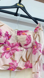 Load image into Gallery viewer, Floral Corset Top
