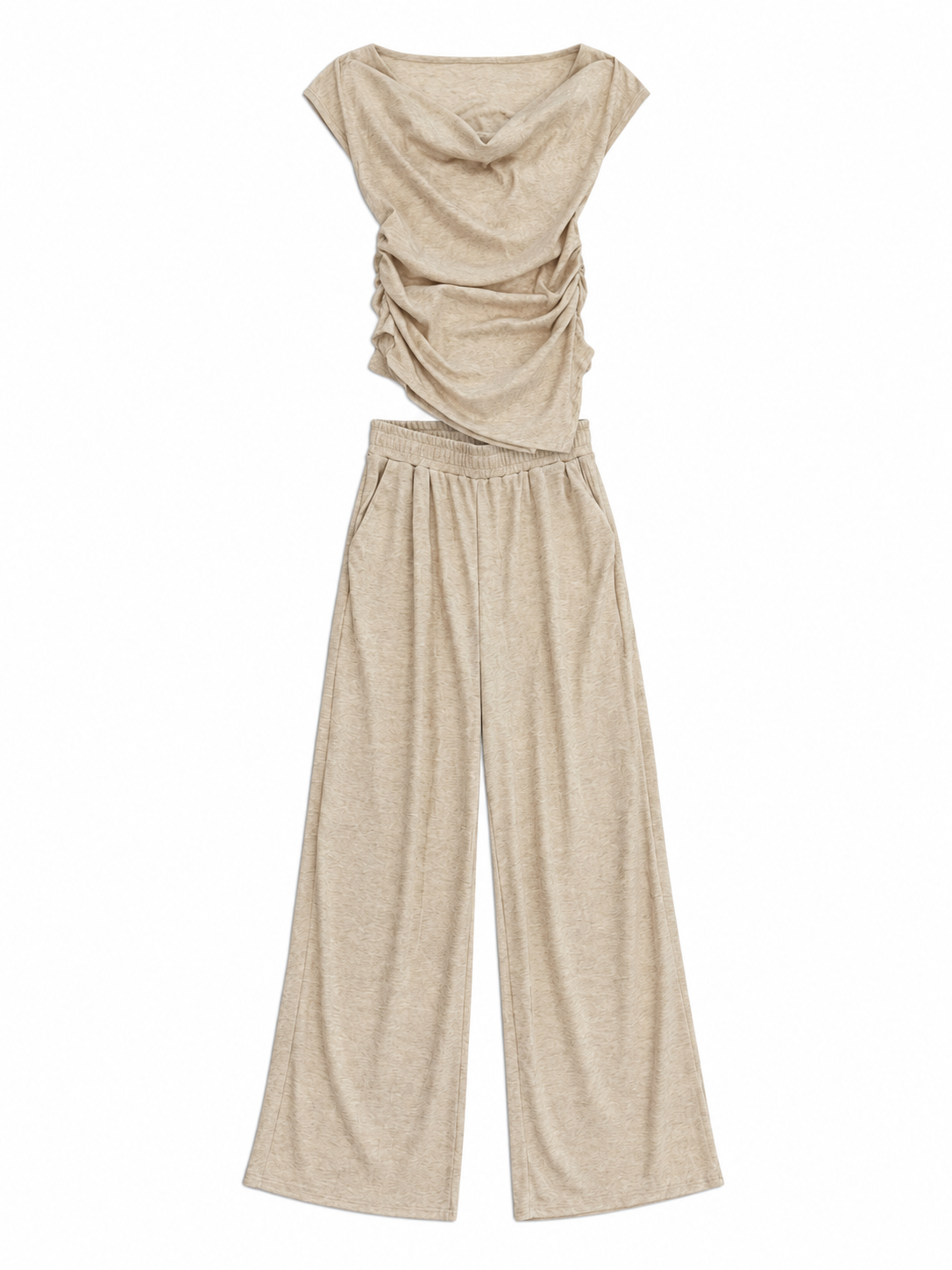 Co-Ord Set of Cotton Top & Trouser