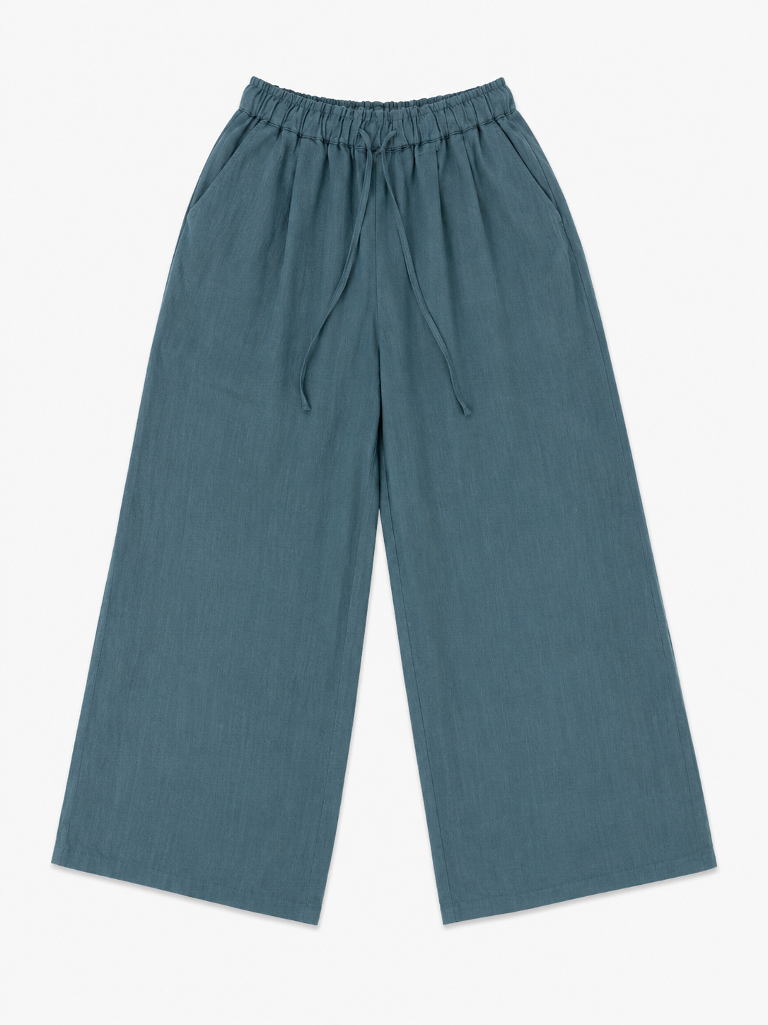 Linen Drawstring Trousers