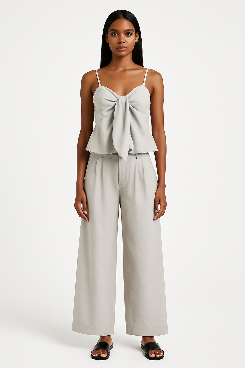 Linen Set of Top & Trouser