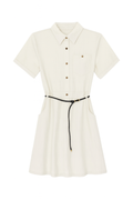 Buttoned Mini Dress
