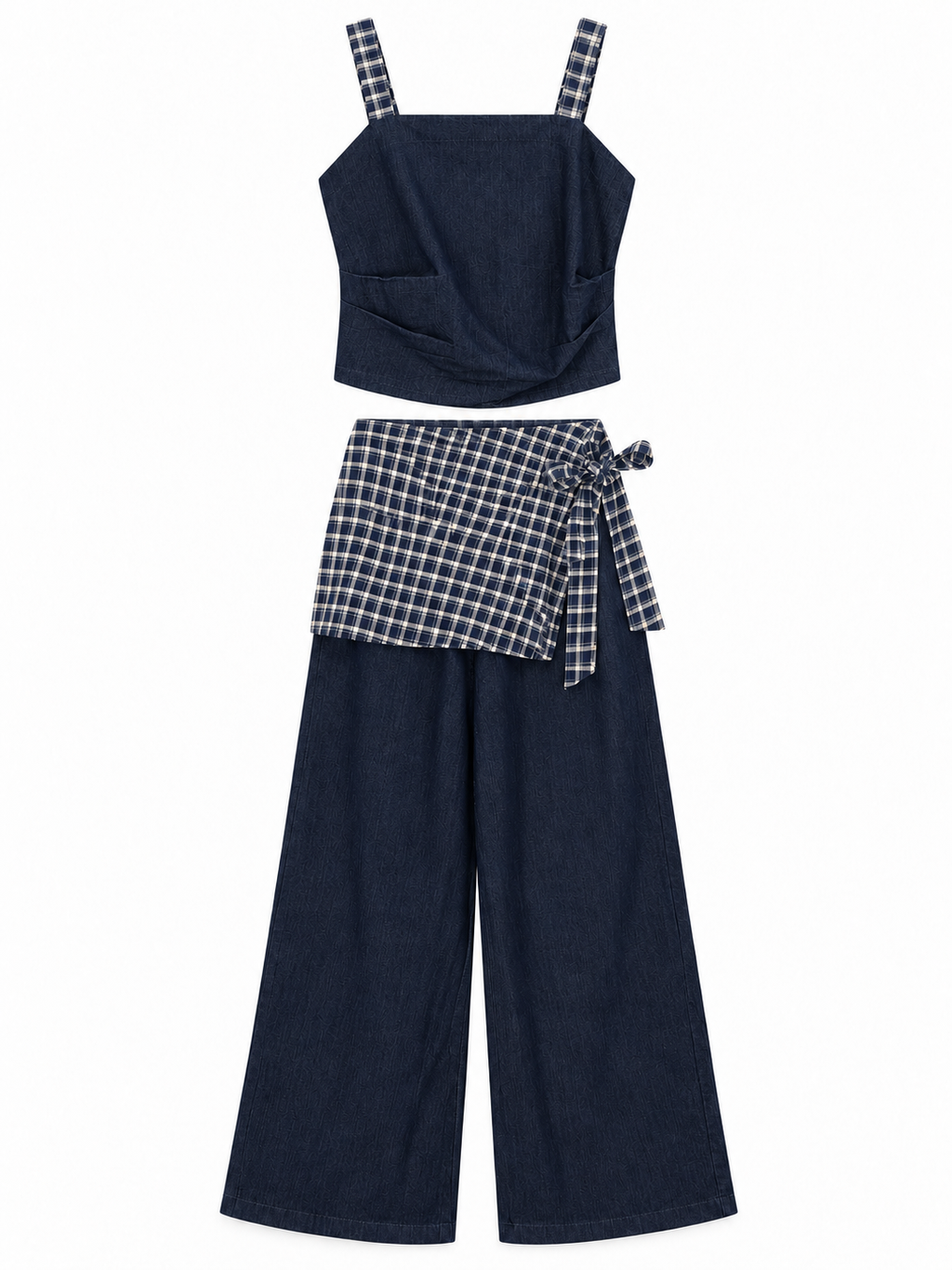 Denim Co-Ord Set of Top & Trousers