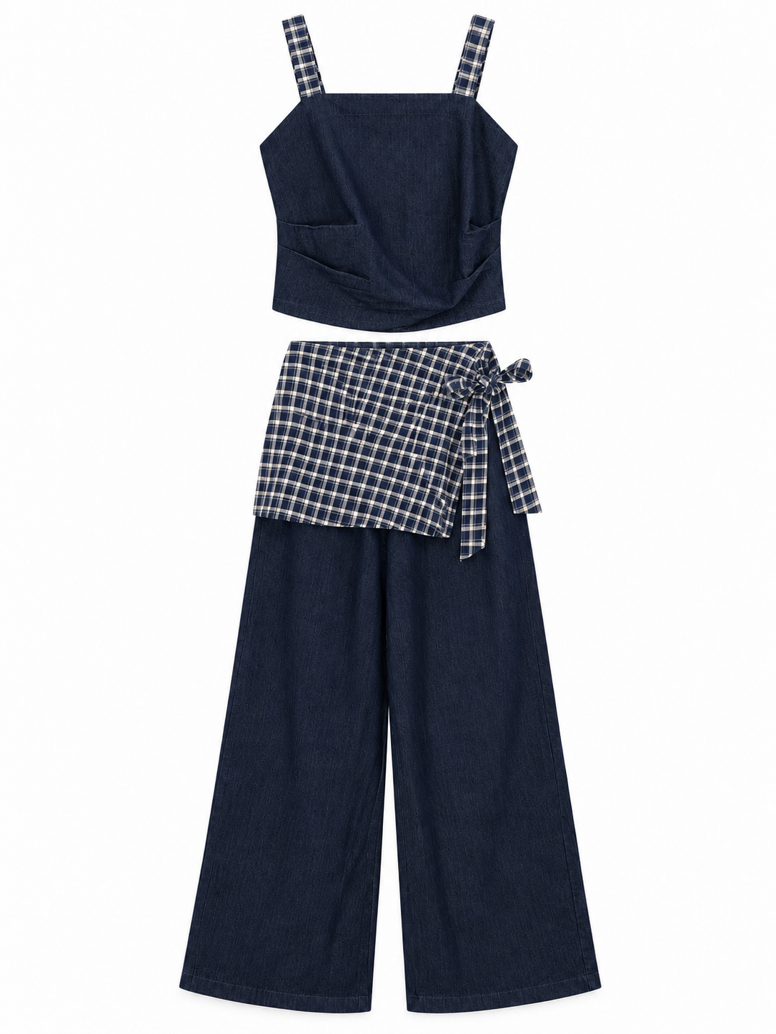Denim Co-Ord Set of Top & Trousers