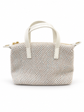 Natural Woven Mini Tote Bag