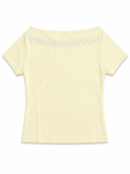 Pearl Glow Off-Shoulder Top