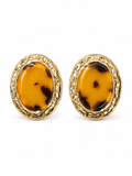 Oval Stud Earrings