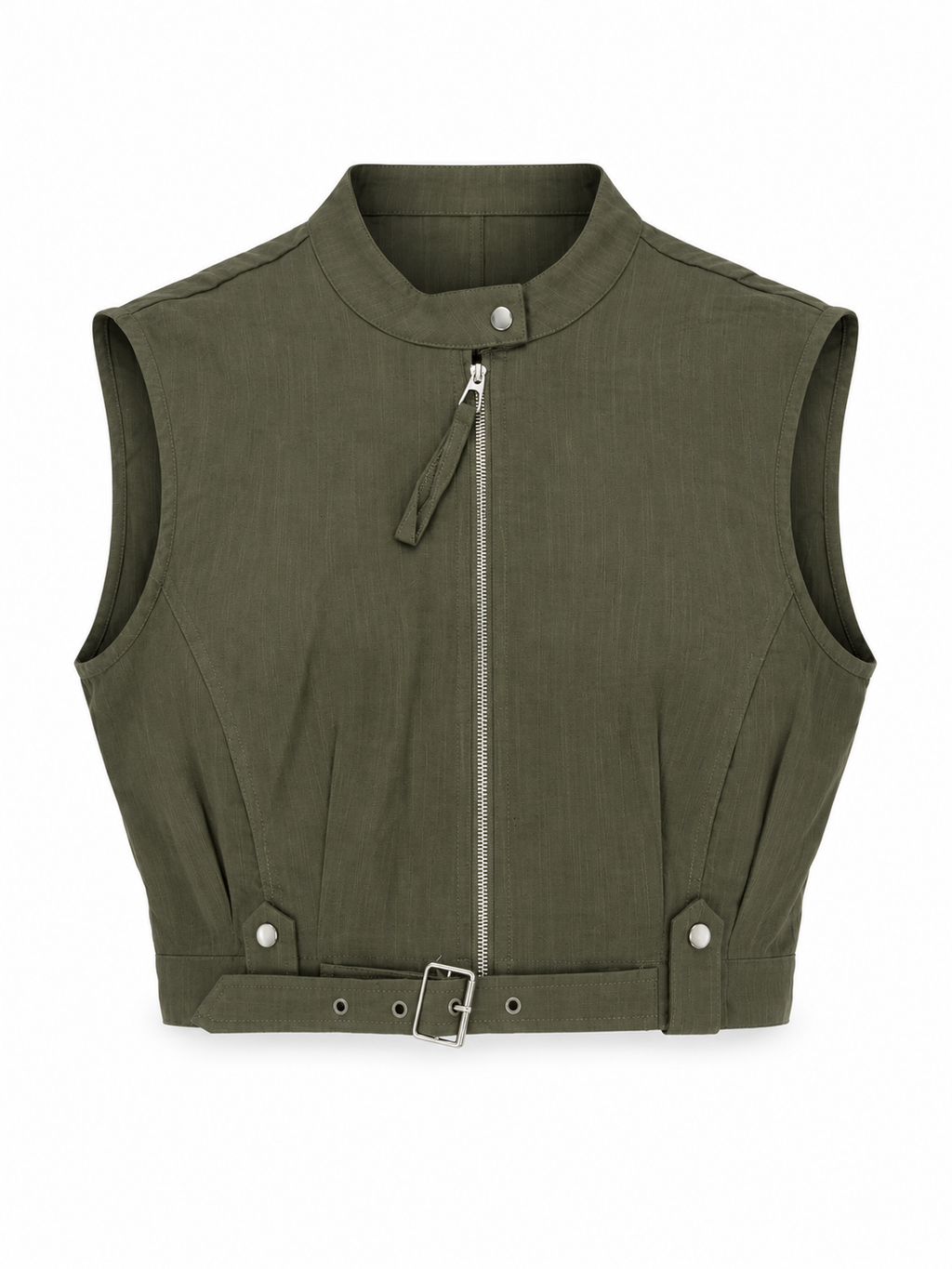 Belted Zip-Up Co-Ord Set