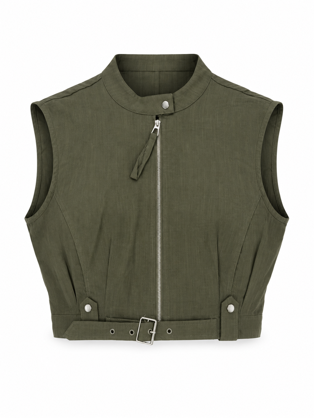 Belted Zip-Up Co-Ord Set