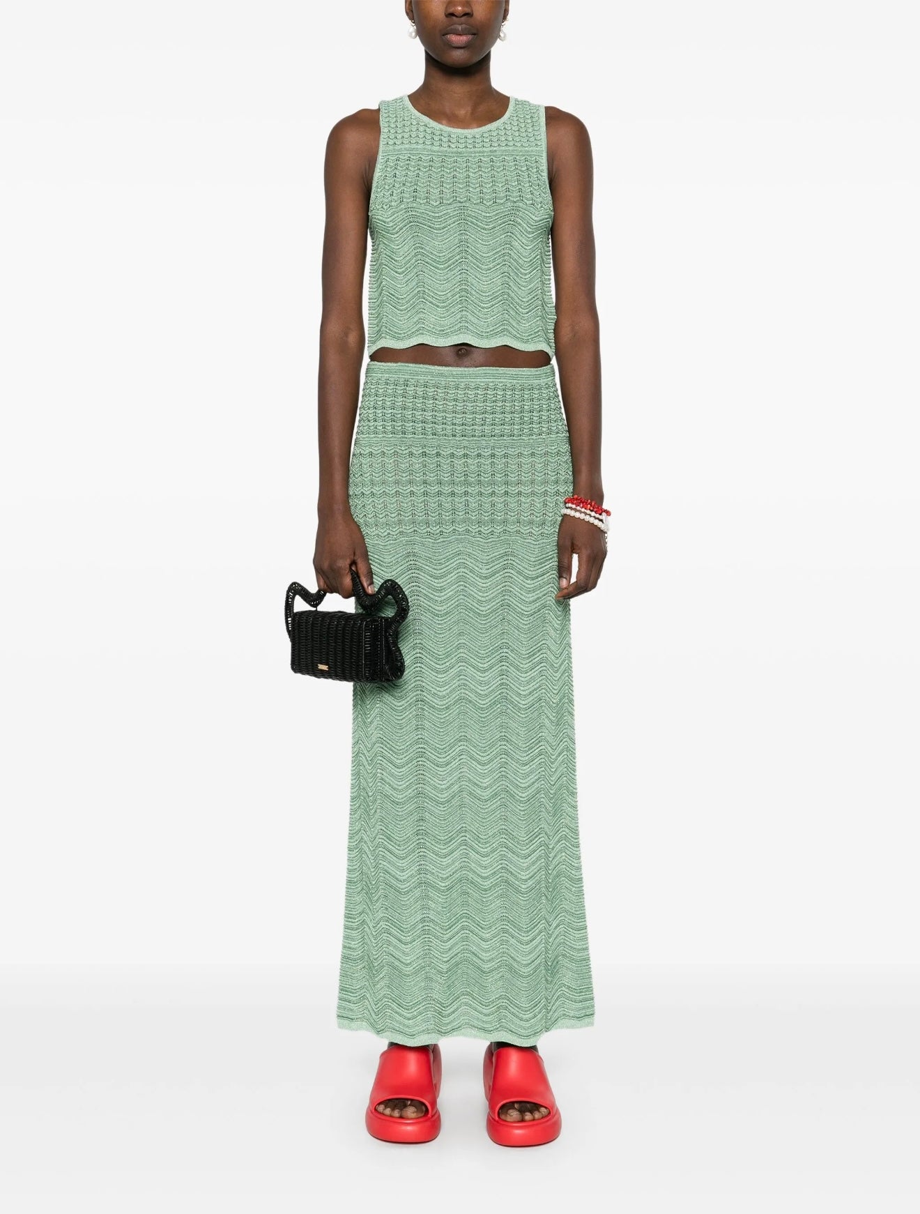 Set of Crochet Top & Skirt