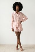 Co-Ord Set of Embroidered Shirt & Short