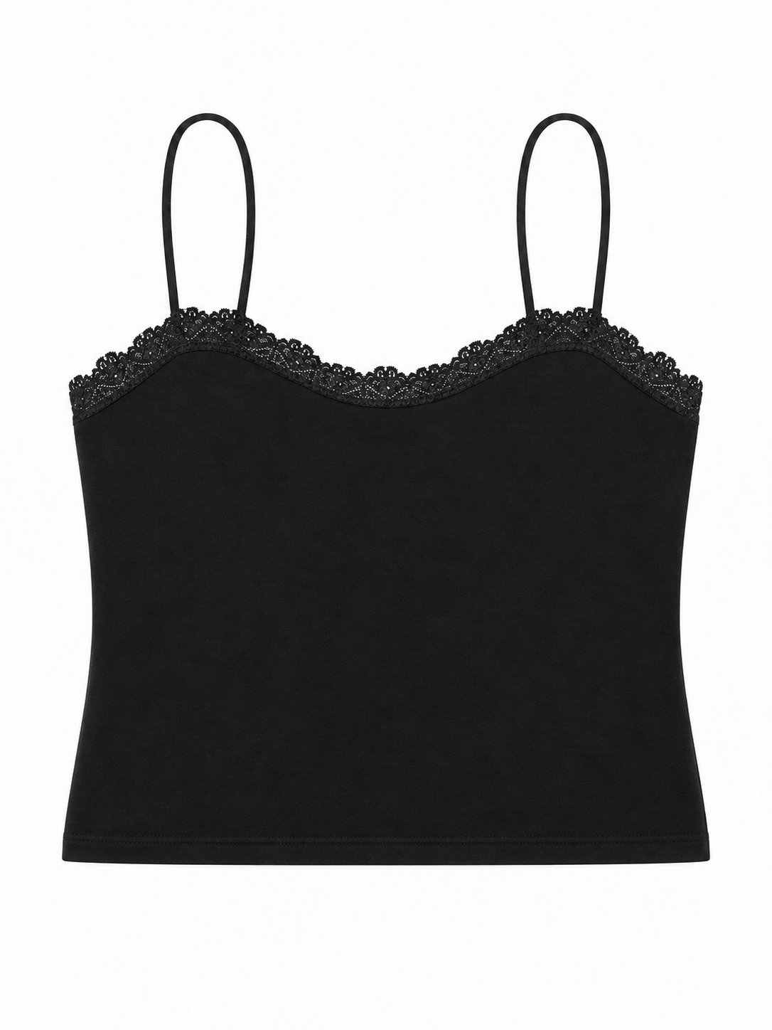 Lace Trim Cami Bra
