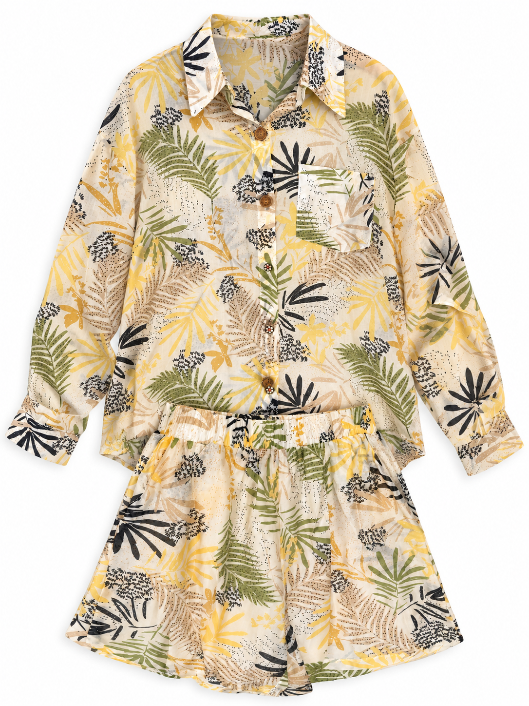 Co-Ord Floral Set of Shirt & Short