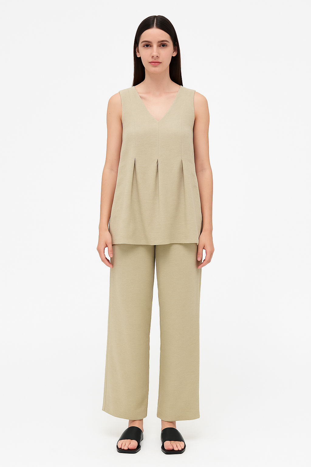 Linen Set of Top & Trouser
