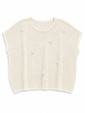 Floral Crochet Knit Top