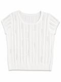 Pearl Sparkle Knit Top