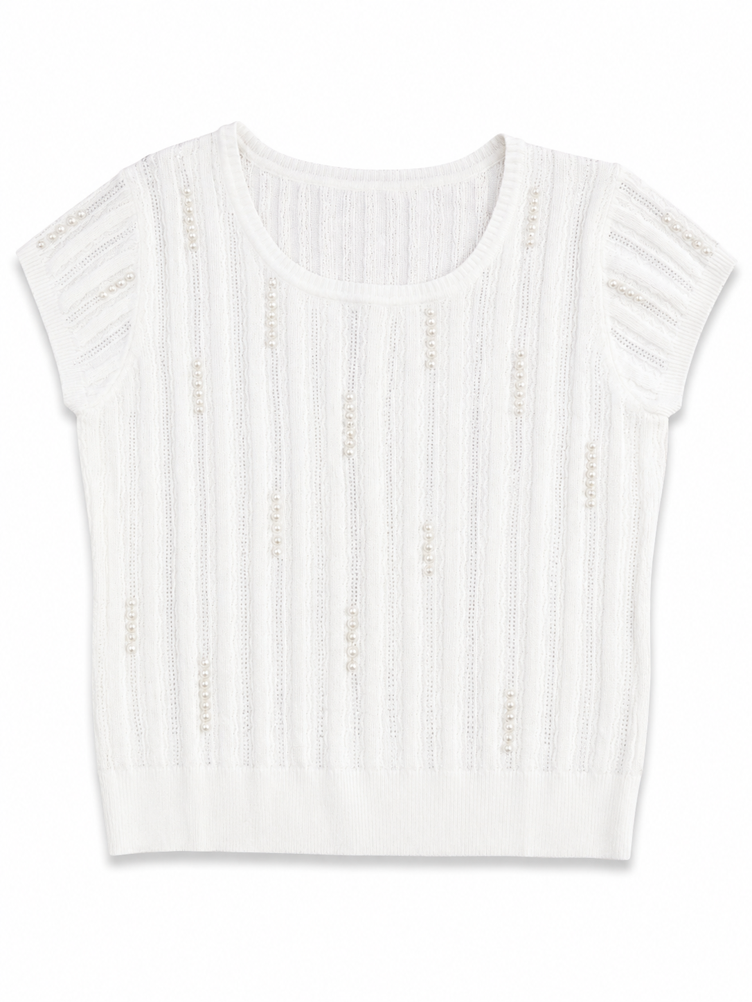 Pearl Sparkle Knit Top