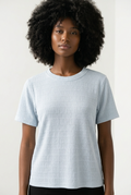 Textured Short-Sleeve Top