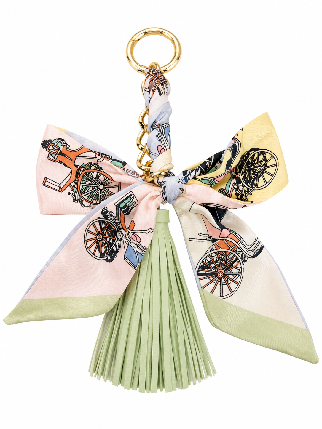 Bow & Fringe Bag Charm