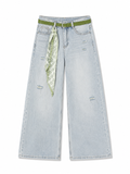 Light Wash Wide Leg Jeans