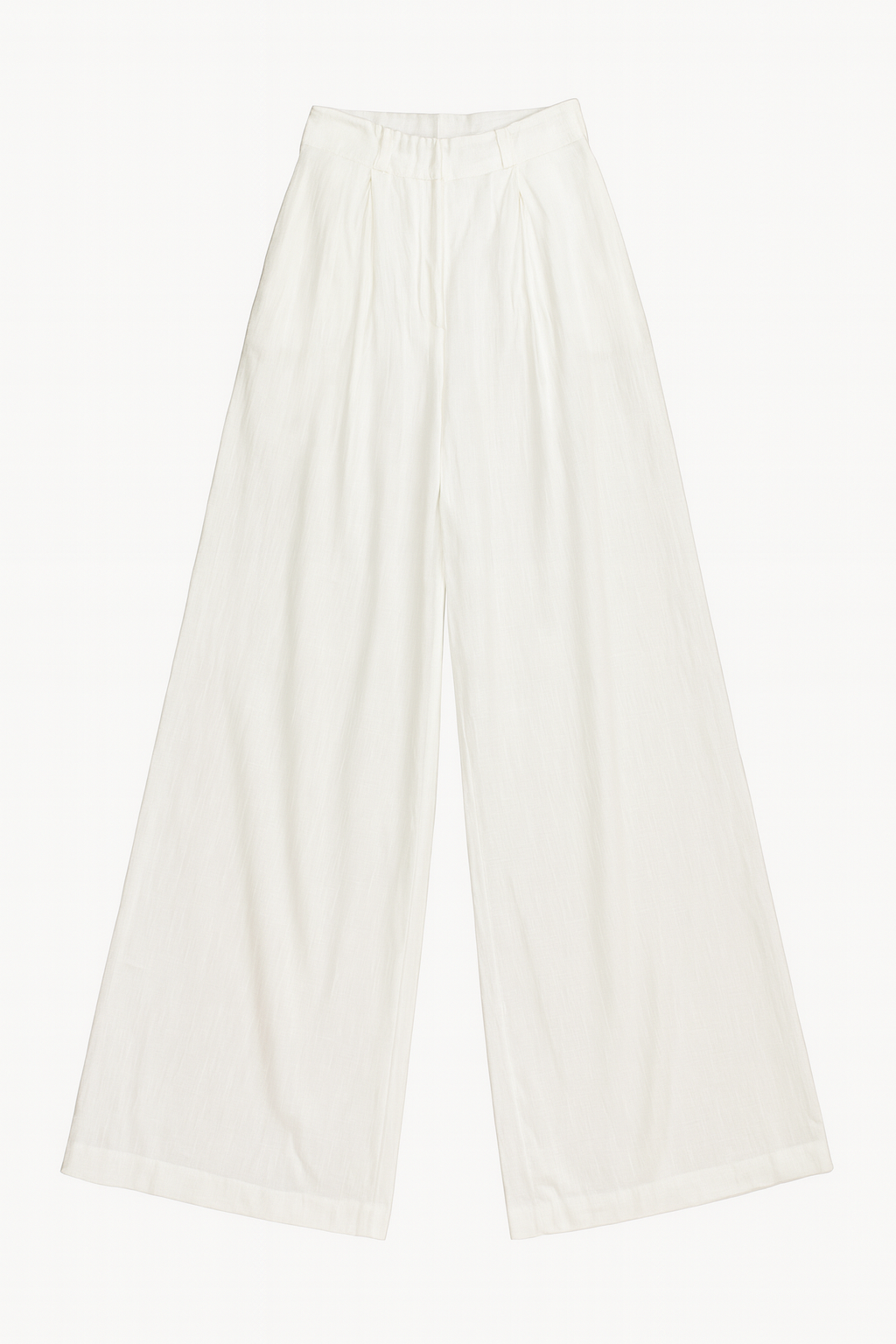 Wide Leg Linen Trousers