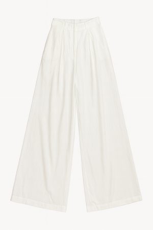 Wide Leg Linen Trousers
