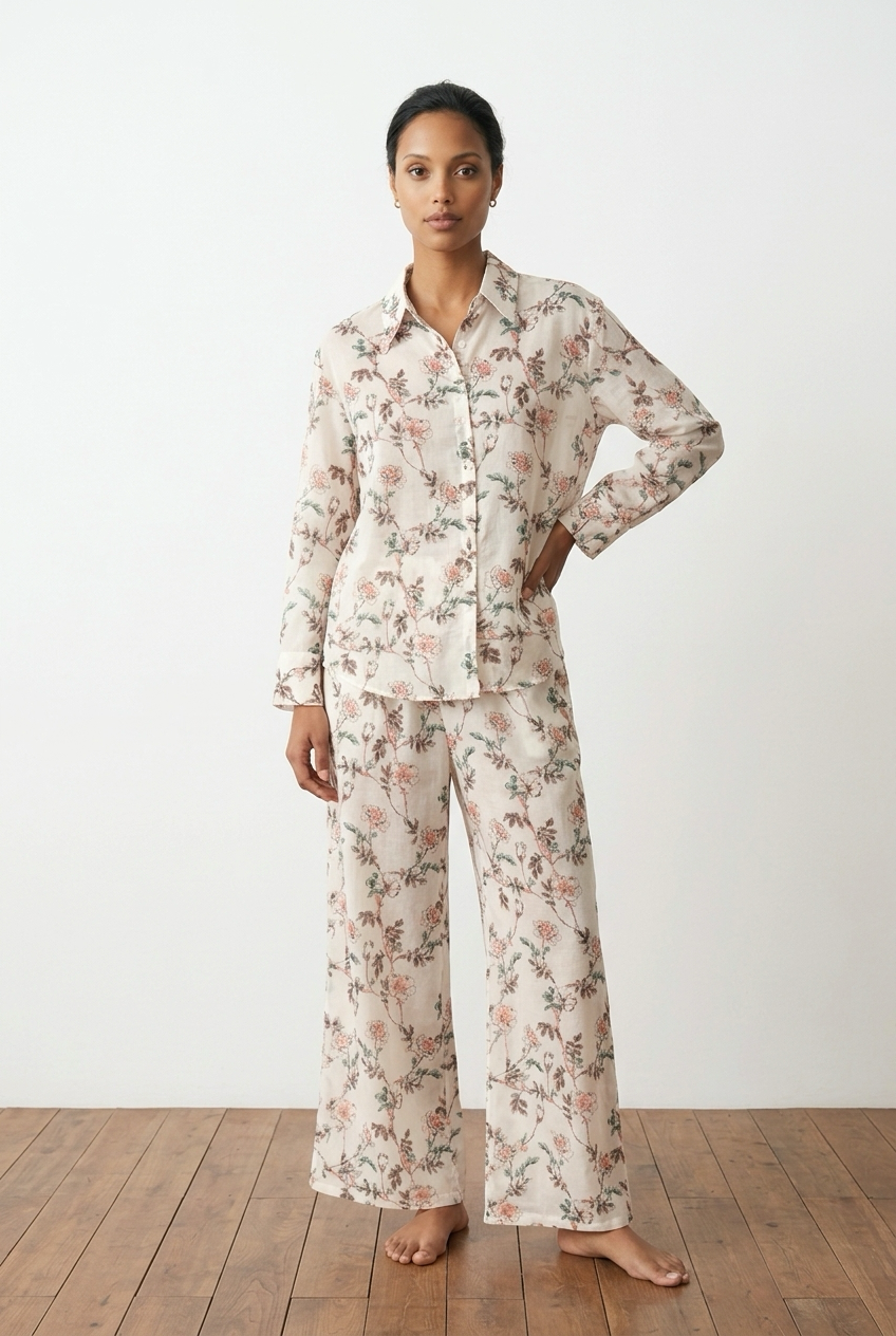 Floral Co-Ord Set of Shirt & trousers