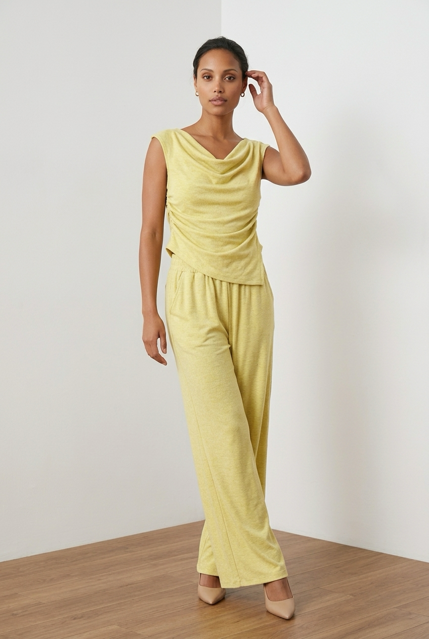 Co-Ord Set of Cotton Top & Trouser