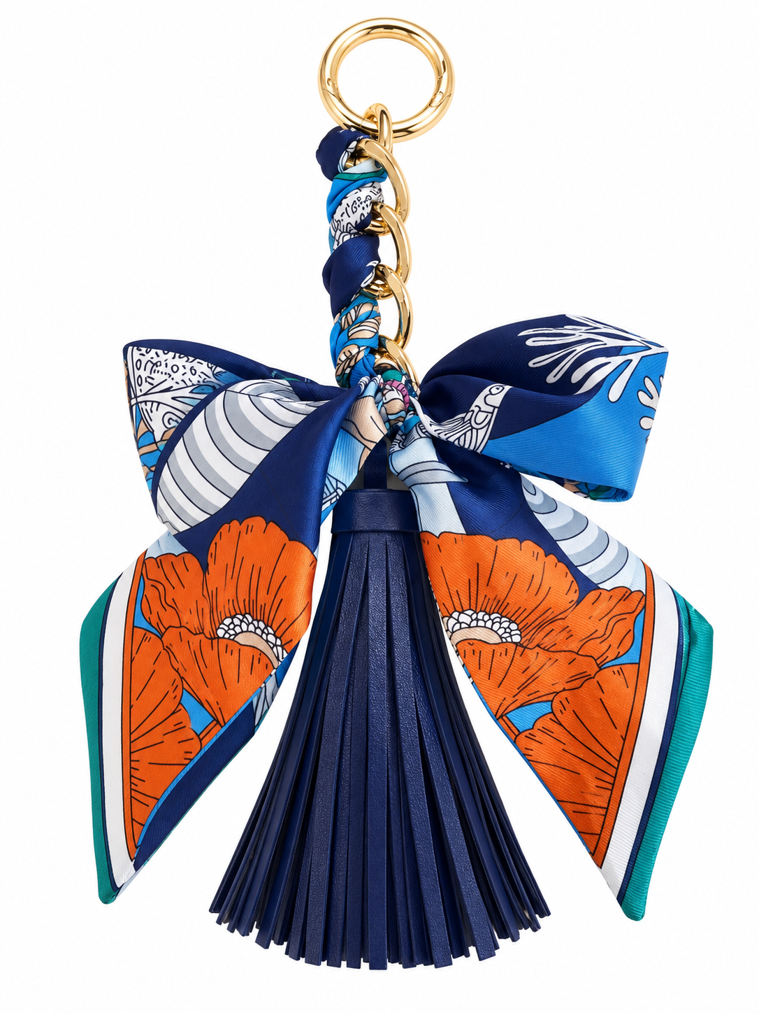 Bow & Fringe Bag Charm