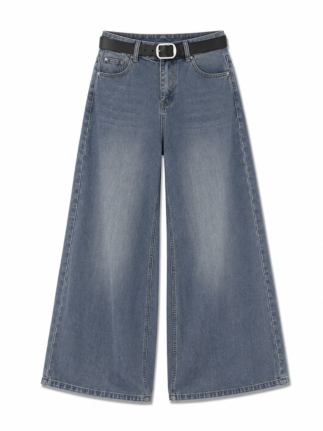 Deep Blue Loose Fit Jeans