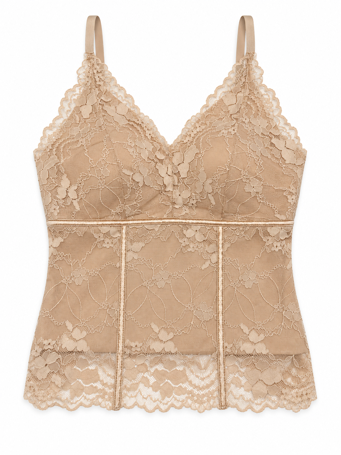 Floral Lace Corset Bra